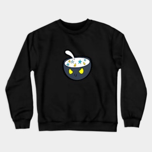 Jack O Lantern Cereal Bowl Halloween Trick Or Treat Graphic Illustration Novelty Crewneck Sweatshirt